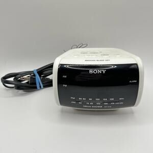 Sony Dream Machine ICF-C112 AM/FM Clock Radio Alarm Digital Snooze Tested